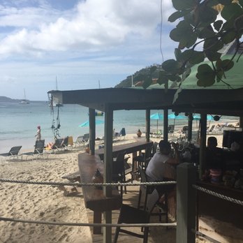 Cane Garden Bay Beach - One of several Beach front bars - Beaches Near Me - Tortola, Virgin Islands