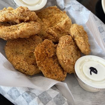 Mr C’s Fried Chicken & Waffles - Perfectly Fried Green Tomatoes! - Southern Near Me - San Antonio, Texas