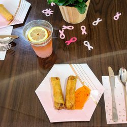 Blue Rice Cafe - Shrimp egg rolls with sweet and sour dipping sauce