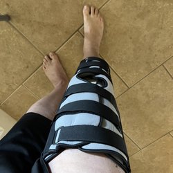 Vance Eberly, MD - Brace after nano knee procedure