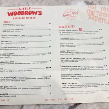 Little Woodrow's - Menu - Sports Bars Near Me - Frisco, Texas Little Woodrow's - Menu - Sports Bars Near Me - Frisco, Texas