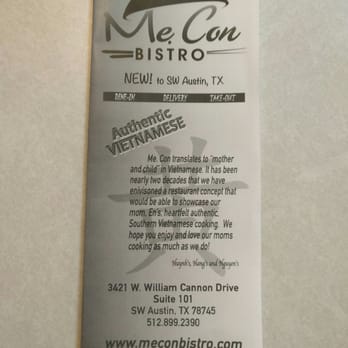 Me Con Bistro - Info - Chinese Near Me - Austin, Texas Me Con Bistro - Info - Chinese Near Me - Austin, Texas