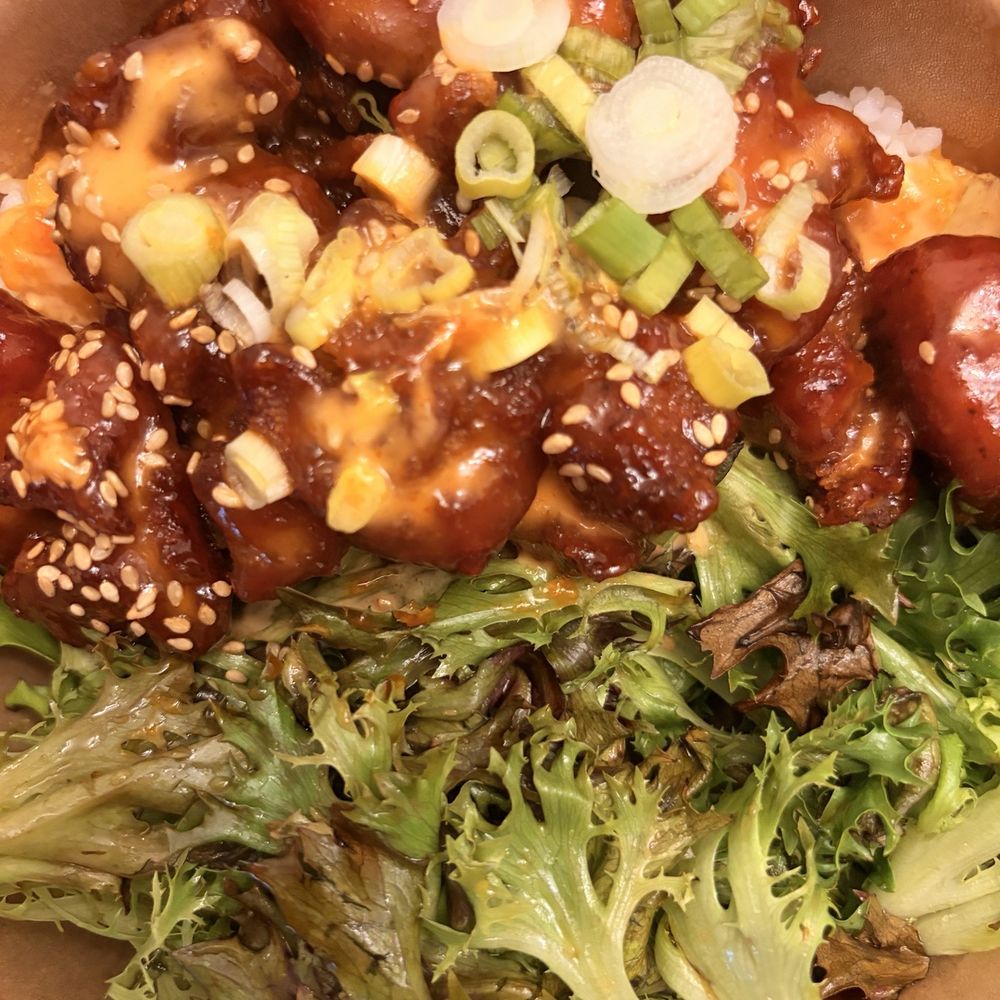 BBQ+RICE - Spicy Mayo Chicken - Korean Near Me - Atlanta, Georgia