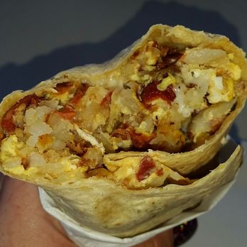 Lupe's Place - Bacon Breakfast Burrito  $5.95 - Mexican Near Me - La Canada Flintridge, California