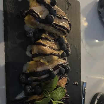 The Chalkboard Kitchen + Bar - bread pudding french toast - New American Near Me - Tulsa, Oklahoma The Chalkboard Kitchen + Bar - bread pudding french toast - New American Near Me - Tulsa, Oklahoma