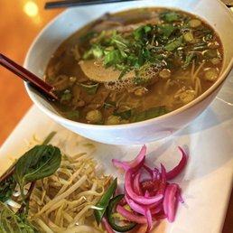 Bún bò Huế...not sure if they really gave me that