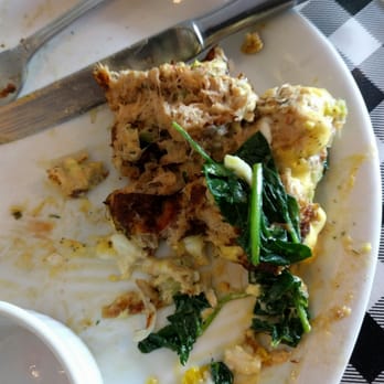 Lighthouse Cafe - The fishy mush they try to pass off as crab cake in one of their Benedicts. - Breakfast & Brunch Near Me - Corte Madera, California