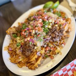 Que Onda Tacobar - Papa Loca w/ carnitas