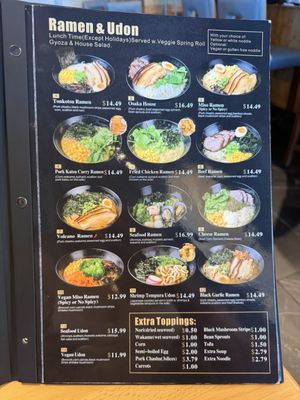 Menu photo 8 Osaka House Ramen & Sushi Temecula, CA