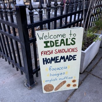 Ideal's Sandwich and Groceries - Ideal's sign (exterior) - Sandwiches Near Me - Durham, North Carolina Ideal's Sandwich and Groceries - Ideal's sign (exterior) - Sandwiches Near Me - Durham, North Carolina