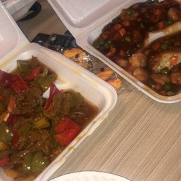 Pepper steak and egg foo young leftover Pepper steak and egg foo young leftover