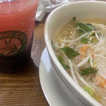 Bamboo Cafe - Watermelon slushy and shrimp pho - Vietnamese Near Me - Simi Valley, California Bamboo Cafe - Watermelon slushy and shrimp pho - Vietnamese Near Me - Simi Valley, California