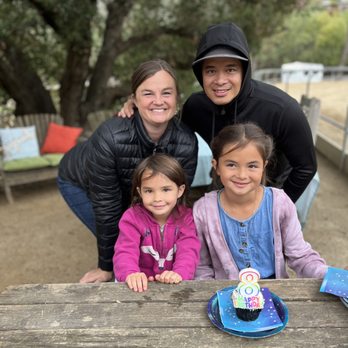 Breeze Mill Farm - Family Pic so you can hopefull see the seating and tables in the background;) - Horseback Riding Near Me - Escondido, California Breeze Mill Farm - Family Pic so you can hopefull see the seating and tables in the background;) - Horseback Riding Near Me - Escondido, California