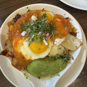 Broken Yolk Cafe - Ranchero Skillet-husband said very good and spicy - American Near Me - Corona, California Broken Yolk Cafe - Ranchero Skillet-husband said very good and spicy - American Near Me - Corona, California