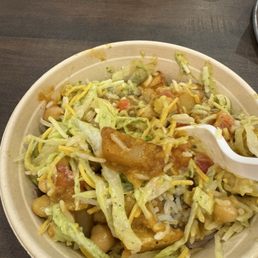Kids bowl with potato masala