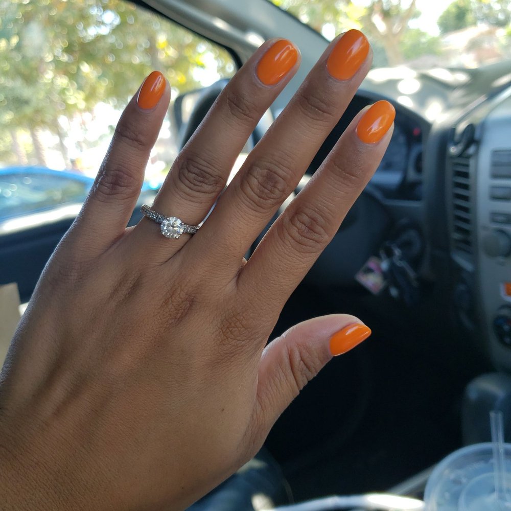 Olive Nail & Skin Care - In love with this orange! - Nail Salons Near Me - Burbank, California Olive Nail & Skin Care - In love with this orange! - Nail Salons Near Me - Burbank, California