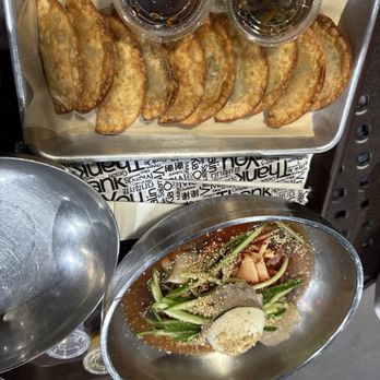 Yuchun - Fired dumplings and #2 bibim naengmyun - Korean Near Me - Buena Park, California