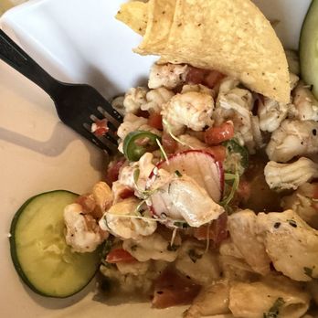 El Viejon Seafood - Ceviche (after a few bites..) - Seafood Near Me - Chula Vista, California