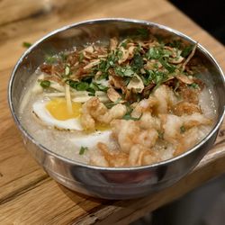 Spork - Congee w/ shrimp - very tasty!