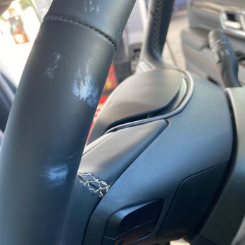 The Works - Paint on the right side of the steering wheel. - Auto Detailing Near Me - Amarillo, Texas The Works - Paint on the right side of the steering wheel. - Auto Detailing Near Me - Amarillo, Texas