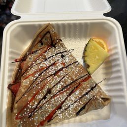 Strawberry Nutella crepe Strawberry Nutella crepe