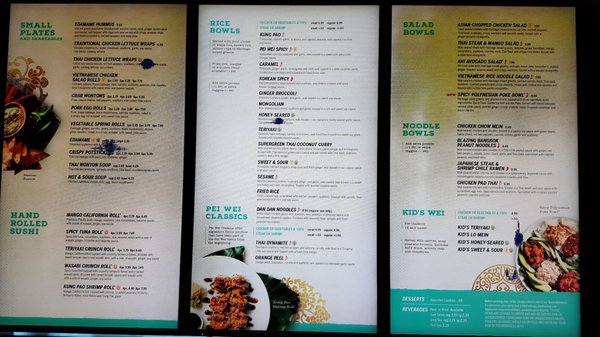 Menu photo 7 Pei Wei Asian Kitchen Surprise, AZ