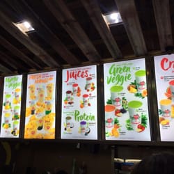 Fruity Juice Bar - Menu