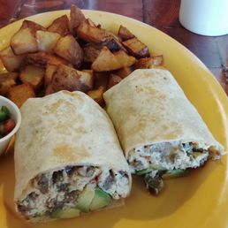 Erica breakfast burrito Erica breakfast burrito