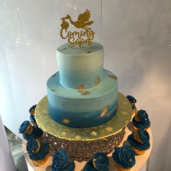 Sophisticakes - a three tiered cake with cupcakes - Bakeries Near Me - Drexel Hill, Pennsylvania Sophisticakes - a three tiered cake with cupcakes - Bakeries Near Me - Drexel Hill, Pennsylvania