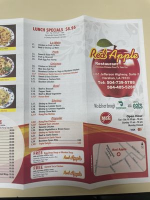 Menu photo 2 Red Apple Chinese Restaurant Harahan, LA