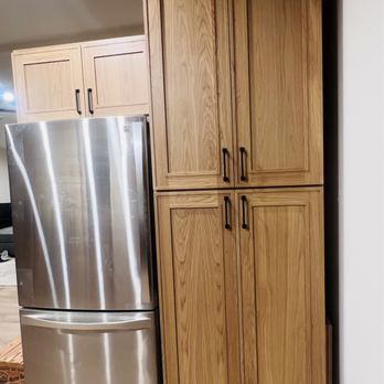 NGY Group San Leandro - Tall pantry cabinet and over the Refer Cabinet - Kitchen & Bath Near Me - San Leandro, California NGY Group San Leandro - Tall pantry cabinet and over the Refer Cabinet - Kitchen & Bath Near Me - San Leandro, California