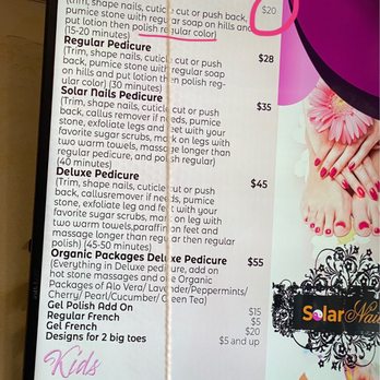 Solar Nails - Menu - Nail Salons Near Me - Greenwood Village, Colorado Solar Nails - Menu - Nail Salons Near Me - Greenwood Village, Colorado