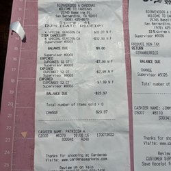 Cardenas Markets - Proof that the cupcakes we bought there were moldy/expired..