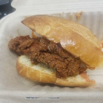 Roaming Rooster - Buffalo Chicken Sandwich from Roaming Rooster. One of the best fried chicken sandwiches in town. - Food Trucks Near Me Roaming Rooster - Buffalo Chicken Sandwich from Roaming Rooster. One of the best fried chicken sandwiches in town. - Food Trucks Near Me