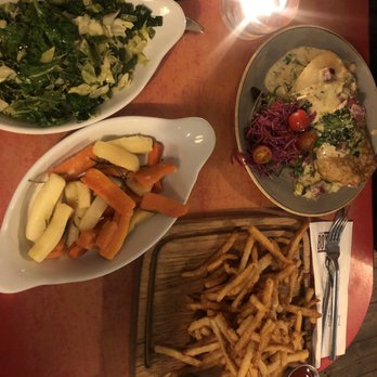 The Boxty House - Kale & Cabbage, honey roasted carrots, fries & corned beef - Irish Near Me - Dublin, D The Boxty House - Kale & Cabbage, honey roasted carrots, fries & corned beef - Irish Near Me - Dublin, D