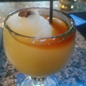 Gringo's Mexican Kitchen - The Leaf Margaritas ( holiday drink) Frozen Margarita, double aged whiskey, anejo tequila.  It's $12 and very strong. - Tex-Mex Near Me - Stafford, Texas