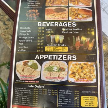 Hacienda Leones - Kids menu, beverages, appetizers and more - Seafood Near Me - Tyler, Texas