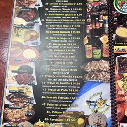 El Meson Chapin - Menu