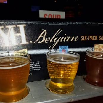 Yard House - Belgian flight Sampler : - New American Near Me - Denver, Colorado