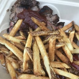 Smoked Brisket and Hand cut Fries! Smoked Brisket and Hand cut Fries!