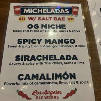 Los Angeles Ale Works - Micheladas - Breweries Near Me - Hawthorne, California