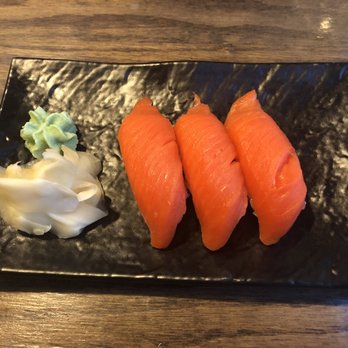 Sushi Wara - Sake (salmon) nigri - Japanese Near Me - Delta, British Columbia