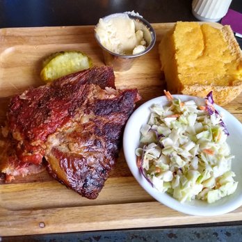 The Garage BBQ - St. Louis Style Ribs with Coleslaw & Cornbread. - Barbeque Near Me - Scarborough, Maine The Garage BBQ - St. Louis Style Ribs with Coleslaw & Cornbread. - Barbeque Near Me - Scarborough, Maine