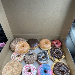 Mixed dozen donuts & a free extra one! Mixed dozen donuts & a free extra one!