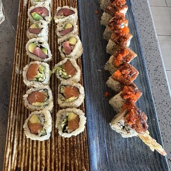 Asaka Sushi - Blue Fin Tuna Avocado Roll, Alaska Roll, and Dragon Roll - Sushi Bars Near Me - Centennial, Colorado