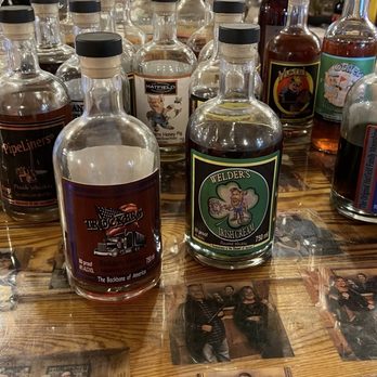 Hatfield Family Distillery - Some of their many spirits - Wineries Near Me - Charleston, West Virginia