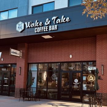 Wake & Take Cafe and Event Center - Restaurant entrance - Coffee & Tea Near Me - Aurora, Colorado Wake & Take Cafe and Event Center - Restaurant entrance - Coffee & Tea Near Me - Aurora, Colorado