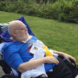 Homestead Rehabilitation and HealthCare Center - I get some time outside! Sun was wonderful!