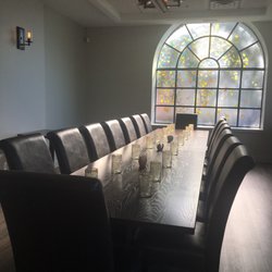 Skye Cafe & Bistro - Chefs table to private board room, projector screen avalable