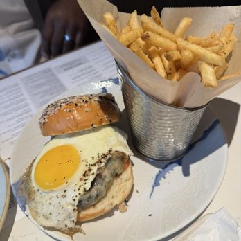 Sixty Vines - 6/10 for the burger and 10/10 fries - New American Near Me - Orlando, Florida